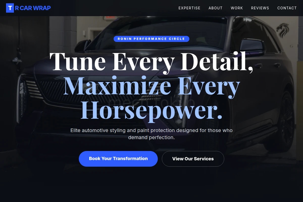 Tie Rod Car Wrap