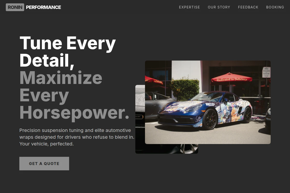 Suspension Car Wrap