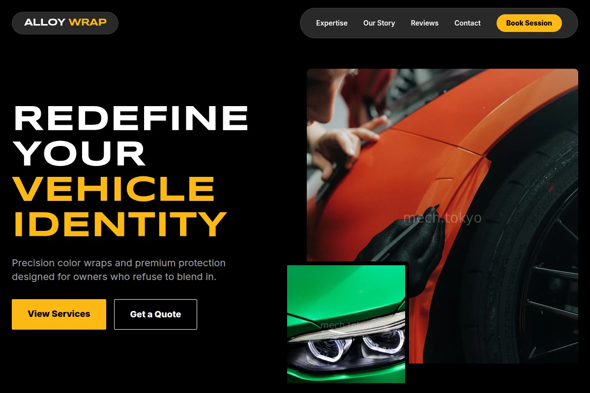 Alloy Car Wrap