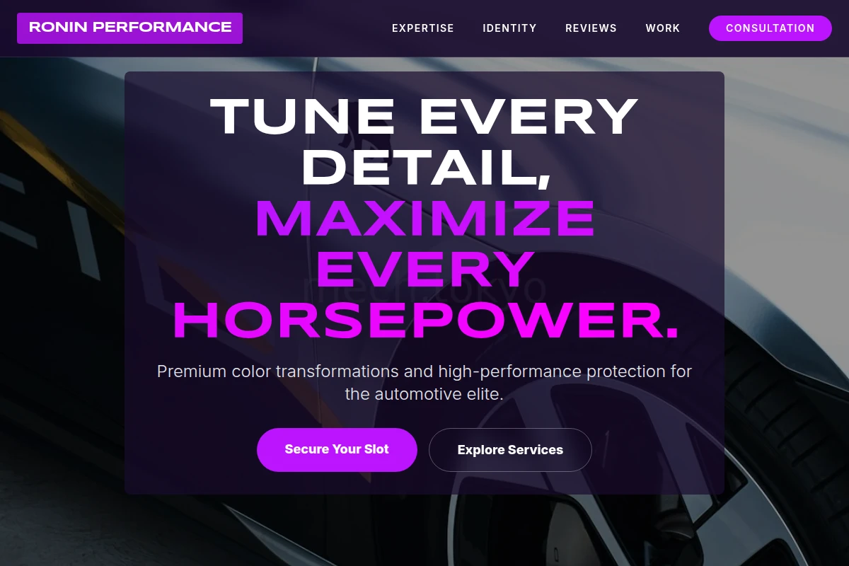 Injector Car Wrap