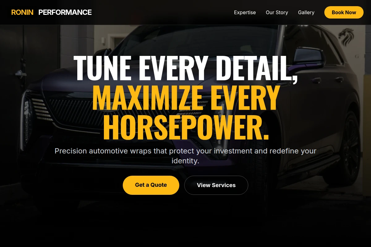 Spark Plug Car Wrap