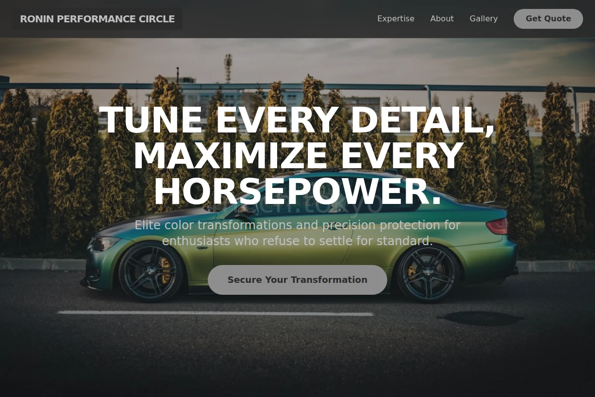 Fuel Pump Car Wrap
