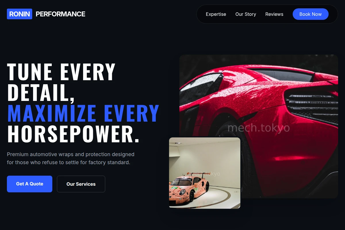 Strut Car Wrap