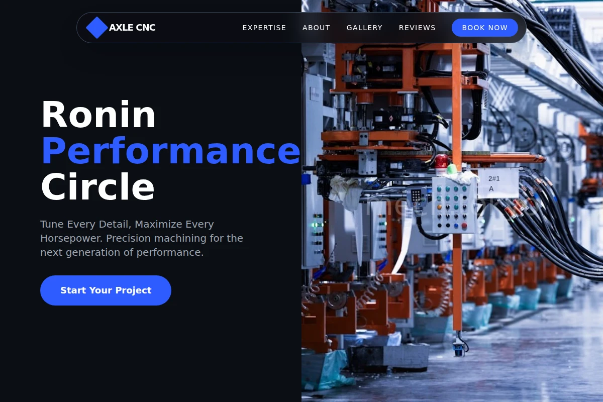 Axle Cnc Machine