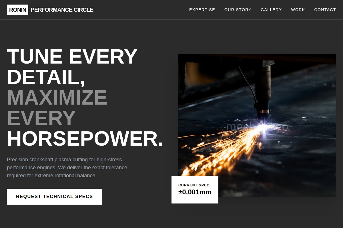 Crankshaft Plasma Cutting