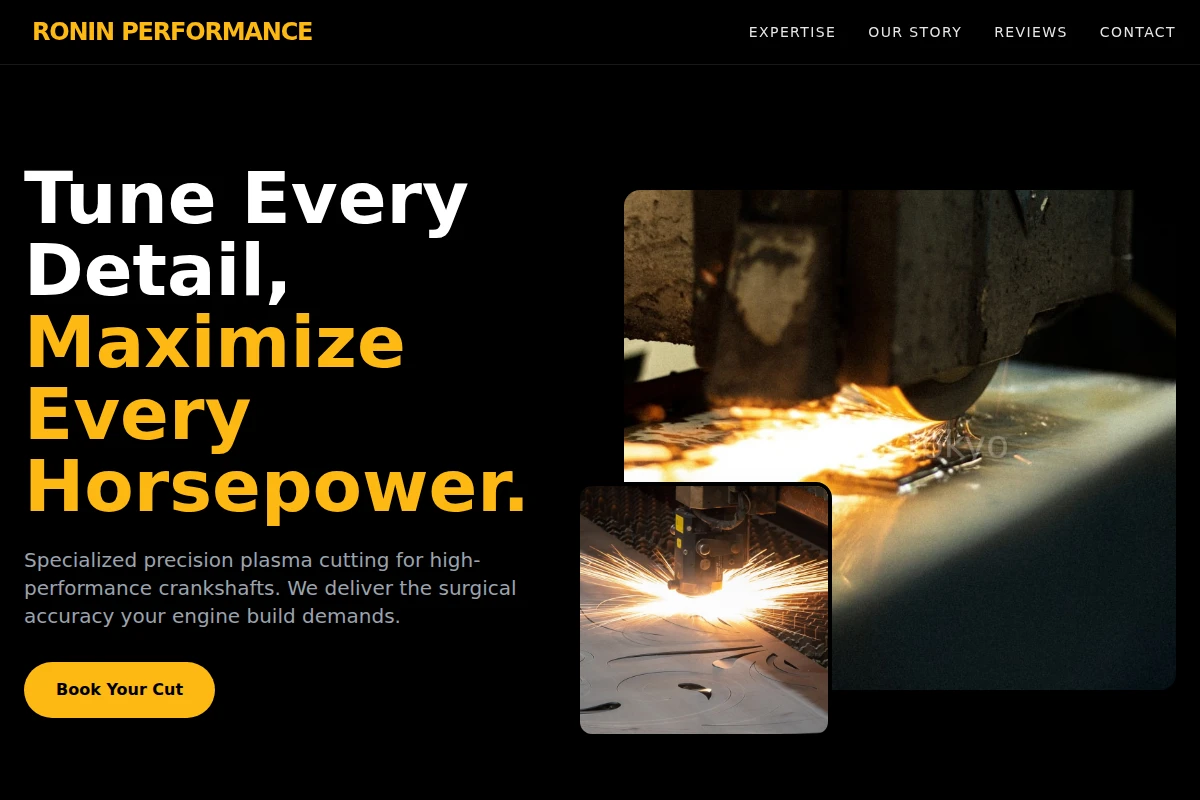 Crankshaft Plasma Cutting